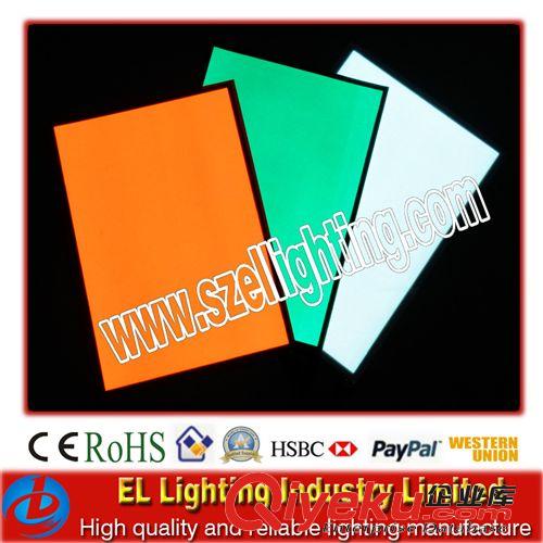 廠家生產(chǎn)el，el冷光片，el燈箱，el廣告片，腳踩背光源紅色發(fā)光片原始圖片2