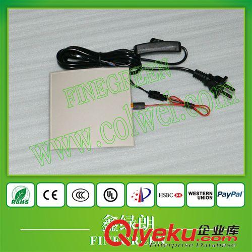EL冷光片 & DC12V驅動器套裝 尺寸10x10CM 粉底白光 超薄背光源原始圖片3