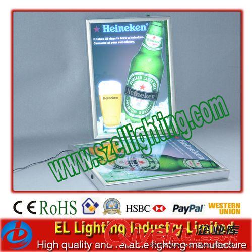 供應超薄燈箱，LED喜力燈箱，廣告燈箱亞克力燈箱，廣告片