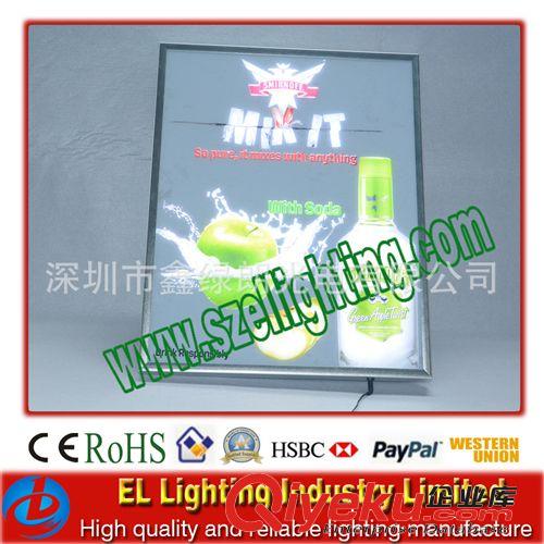供應超薄燈箱，LED喜力燈箱，廣告燈箱亞克力燈箱，廣告片原始圖片2