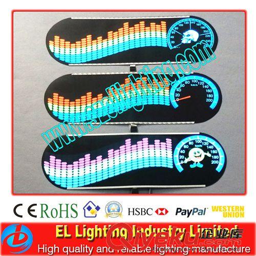 供應(yīng)車(chē)載飾品 EL發(fā)光車(chē)貼   多款閃光車(chē)貼