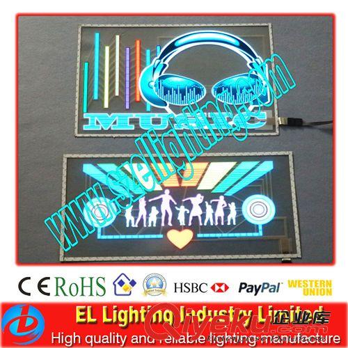 供應(yīng)車(chē)載飾品 EL發(fā)光車(chē)貼   多款閃光車(chē)貼原始圖片3