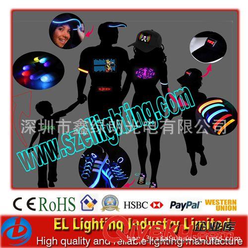 EL冷光片，EL聲控發(fā)光車貼，音樂節(jié)奏燈，車貼裝飾品