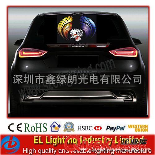 EL發(fā)光車貼 發(fā)光車貼 冷光車貼 el車貼 el發(fā)光 音樂節(jié)奏燈原始圖片2