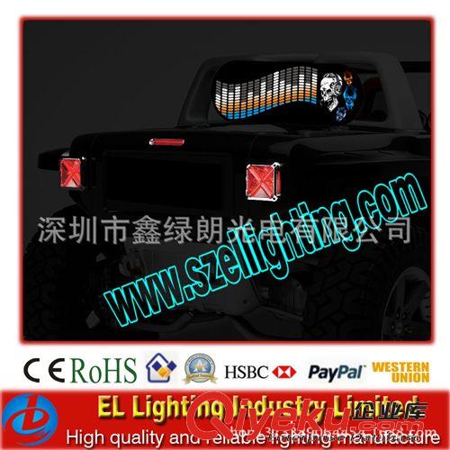 EL發(fā)光車貼 發(fā)光車貼 冷光車貼 el車貼 el發(fā)光 音樂節(jié)奏燈原始圖片3