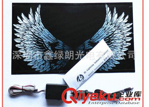 供應(yīng) el冷光片 車貼 發(fā)光車貼  聲控車貼  EL車內(nèi)裝飾品原始圖片2
