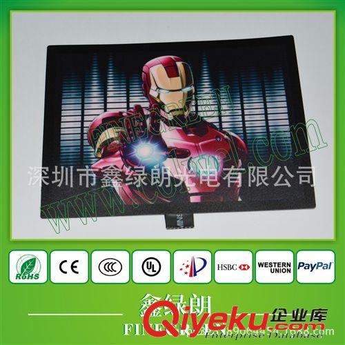 廠家供應el  冷光片  el閃光燈片  el聲控衣服光片  廣告片