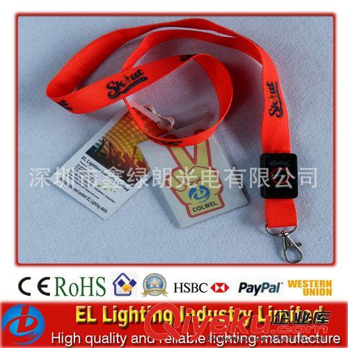 創(chuàng)意炫彩LED發(fā)光閃光節(jié)慶用品吊繩吊帶 led發(fā)光繩 七彩發(fā)光掛繩原始圖片2