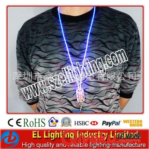 新品熱銷，歐美時尚眩彩LED發光掛帶，LED七彩多閃發光吊帶原始圖片2