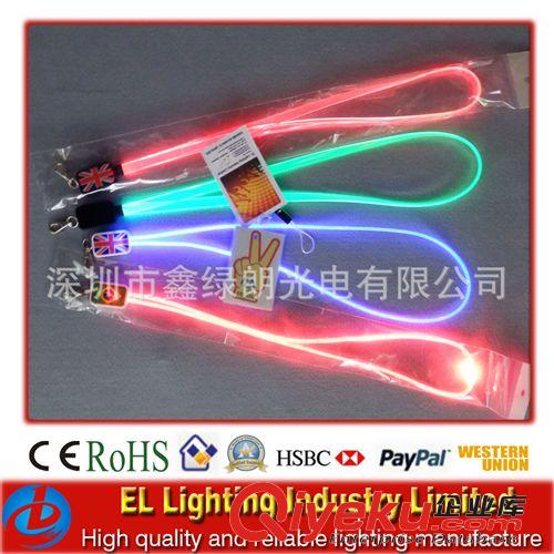 新品熱銷，歐美時尚眩彩LED發光掛帶，LED七彩多閃發光吊帶原始圖片3
