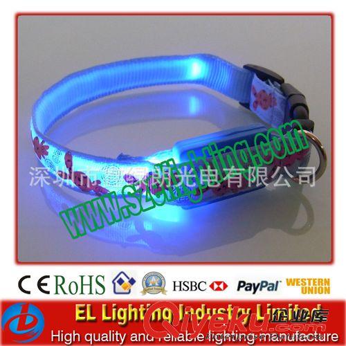 LED發光寵物項圈，高亮度炫目led寵物項圈，雜貨店熱銷品原始圖片3