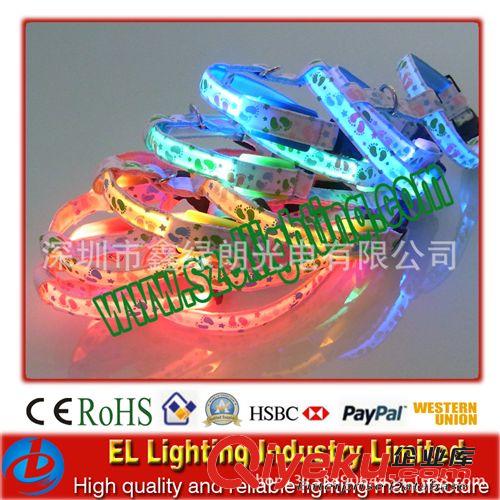 廠家供應el冷光片，el發(fā)光飾品，el胸背帶