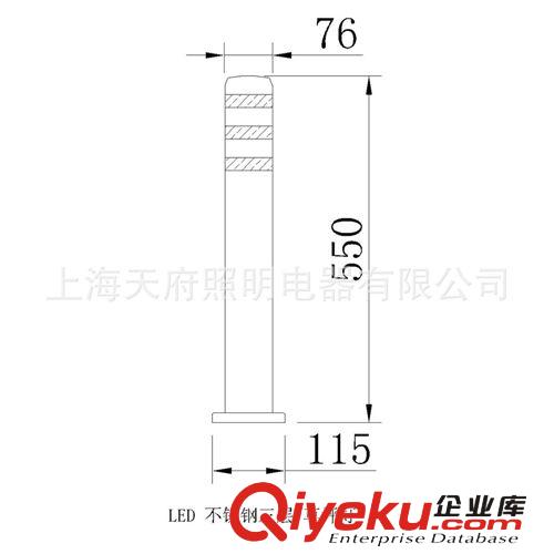 【上海工廠】3層不銹鋼草地景觀燈 公園小區(qū)景觀燈 LED景觀燈