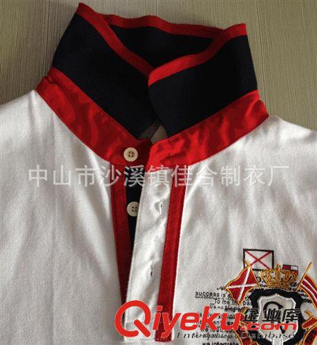 外貿原單短袖t恤男裝 時尚休閑商務男式翻領POLO衫 廠家訂做批發原始圖片2