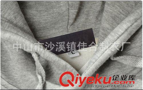 秋冬男裝百搭情侶 時尚修身連帽衛衣 運動款男士套頭衛衣絨衫定做原始圖片2