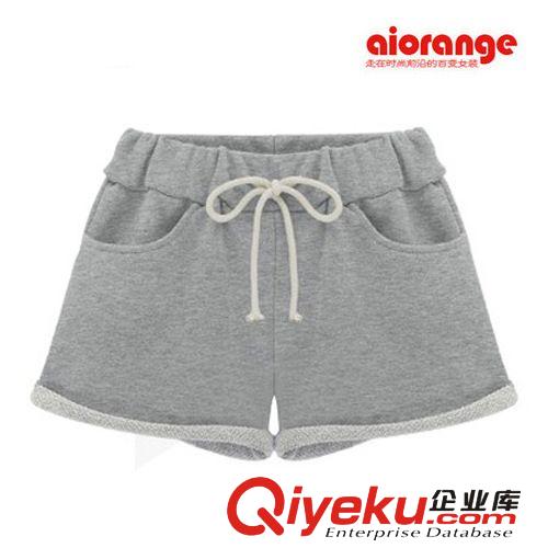 春夏歐美時尚新款雙拉鏈中腰雪紡休閑短褲女靴褲306