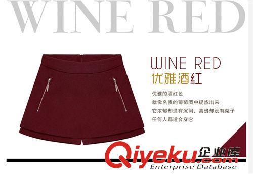 春夏歐美時尚新款雙拉鏈中腰雪紡休閑短褲女靴褲306原始圖片2
