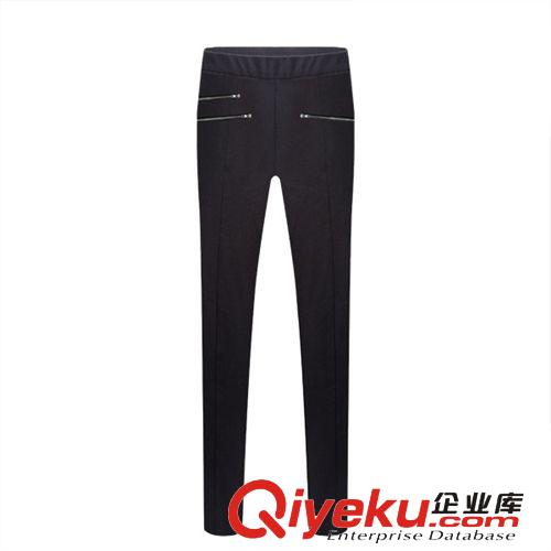 4P 新款韓版加大碼四排扣加絨加厚牛仔褲女顯瘦鉛筆小腳褲長褲子