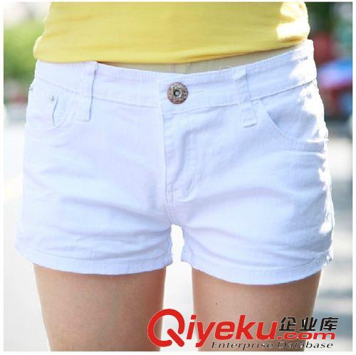 2014夏季新款 gd彈力糖果色短褲休閑褲女褲子 牛仔褲短褲 熱銷原始圖片2