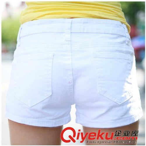 2014夏季新款 gd彈力糖果色短褲休閑褲女褲子 牛仔褲短褲 熱銷原始圖片3