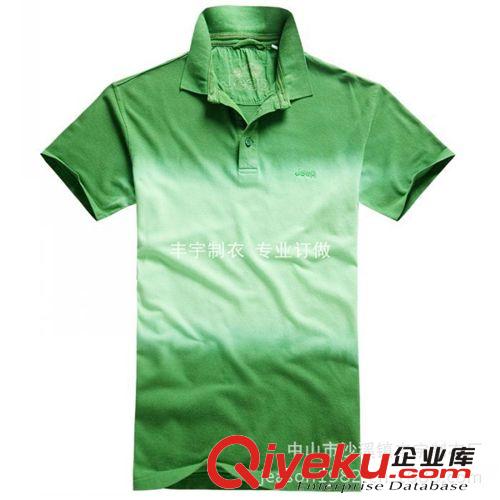 定做各類精品男式翻領T恤 訂做男式純棉珠地網眼POLO衫 按版訂制原始圖片3