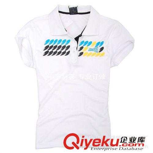 外貿(mào)原單新款女式廣告衫 精品潮牌時(shí)尚圓領(lǐng)大碼短袖全棉女polo衫原始圖片2