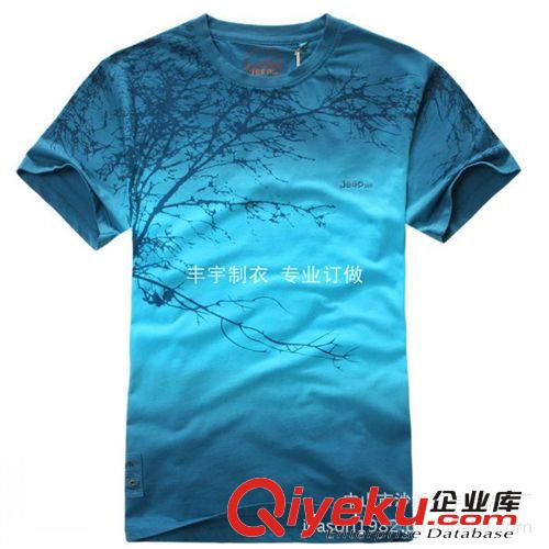 廠家訂做短袖男式T恤 定做全棉印花圓領全棉廣告衫男裝原始圖片2