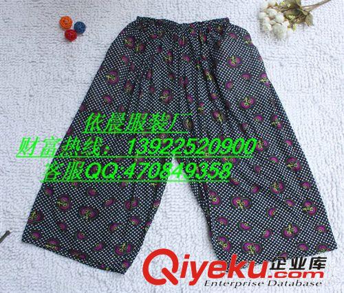 低價清倉大碼中老年休閑褲子 地攤搶手貨源批發(fā) 庫存女式中老年褲原始圖片3