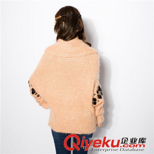 秋冬新款女裝上架 大翻領(lǐng)女式毛衣 韓版潮流女裝 庫存毛衣批發(fā)原始圖片3