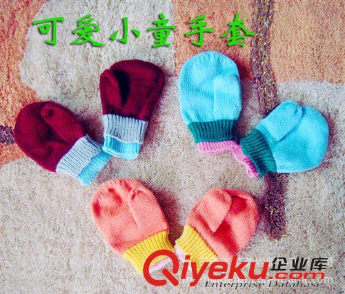 新款兒童小手套 秋冬針織兒童手套 秋冬季節給寶貝護手必備的單品原始圖片3