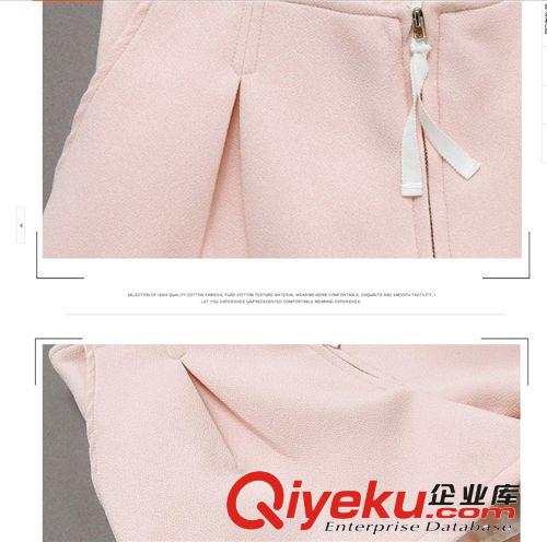 2014歐洲站 雙層云彩渲染短袖T恤短褲顯膚青春套裝女式休閑套裝原始圖片2