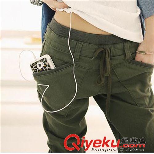 2012新款夏裝百搭 韓版寬松休閑 彈力小腳褲 女褲 8009