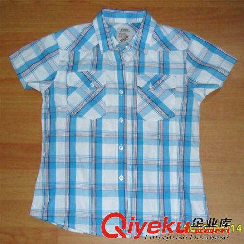 廠家供應(yīng)男式外貿(mào)休閑襯衫 全棉格子百搭襯衫 來圖來樣生產(chǎn)原始圖片2