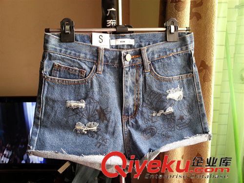 外貿(mào)原單破洞夏季新款 十分褲長褲 批發(fā)