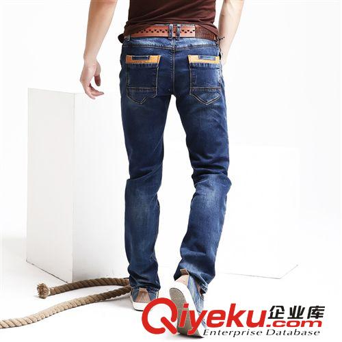 【淘工廠-貼牌加工】牛仔褲 個(gè)性韓版長褲 褲子 男 個(gè)性修身