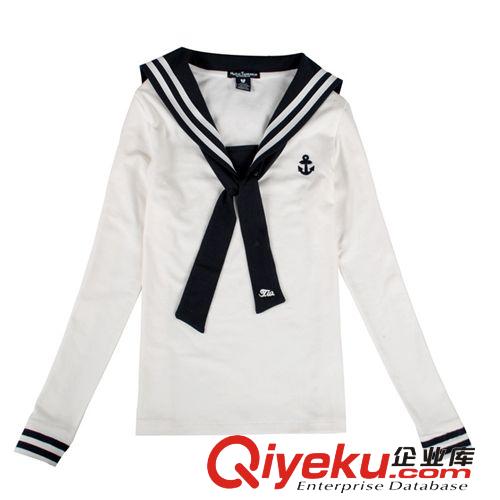 廠價批發女裝海軍可愛學院風翻領長袖#301