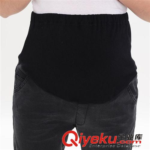 【伙拼】孕婦裝孕婦褲 孕婦托腹牛仔褲秋冬款棉柔軟可調節牛仔褲原始圖片2