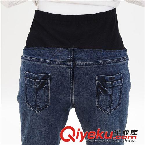 孕婦牛仔褲 韓版孕婦褲春 秋季新款孕婦托腹褲 孕婦長褲 小腳褲原始圖片3