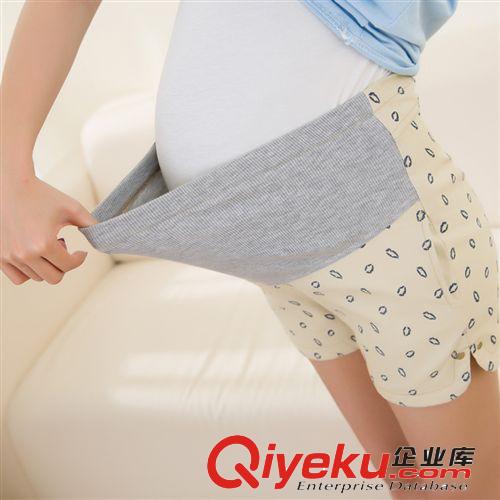 2014時(shí)尚孕婦短褲 孕婦裝夏裝托腹孕婦褲 韓版純棉打底褲春夏原始圖片3