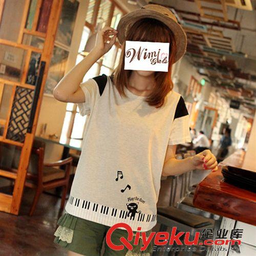 2014夏季新款女 日系森女系刺繡名族風(fēng)單排扣圓領(lǐng)短袖連衣裙1009