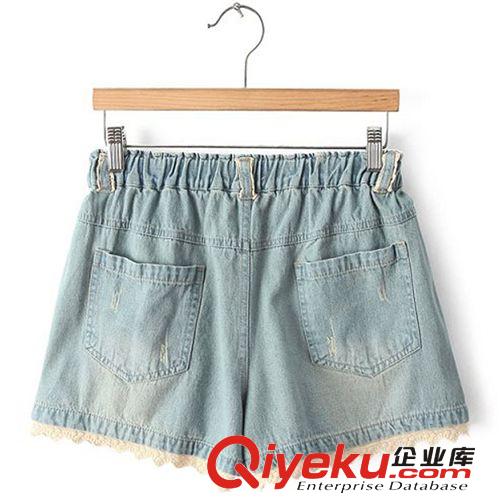 日系森女 2014夏季新款全棉刺繡蒲公英女士休閑褲短褲一件代發917