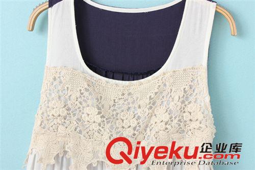 2014夏季新款品牌外貿(mào)日系女裝寬松棉麻連衣裙時(shí)尚背心裙a字裙子原始圖片3