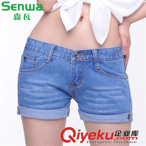 森瓦牛仔夏裝糖果色短褲批發(fā) 熱款牛仔短褲女夏 彩色女褲工廠直批