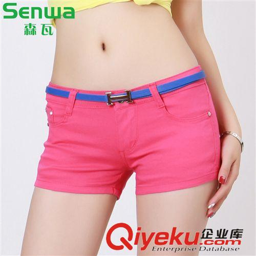 森瓦牛仔夏裝糖果色短褲批發(fā) 熱款牛仔短褲女夏 彩色女褲工廠直批