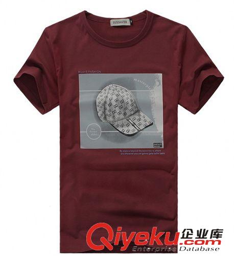 廠家定制{zx1}夏裝潮男T恤 時尚印花靚仔純棉T恤