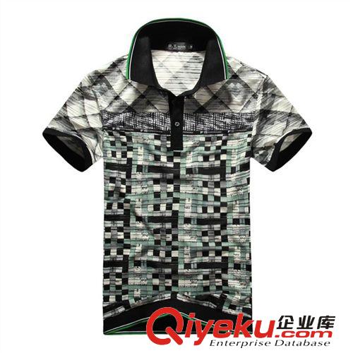 {zx1}熱賣(mài)夏裝男式POLO 韓版條紋POLO男 廠家訂做進(jìn)出口單原始圖片2