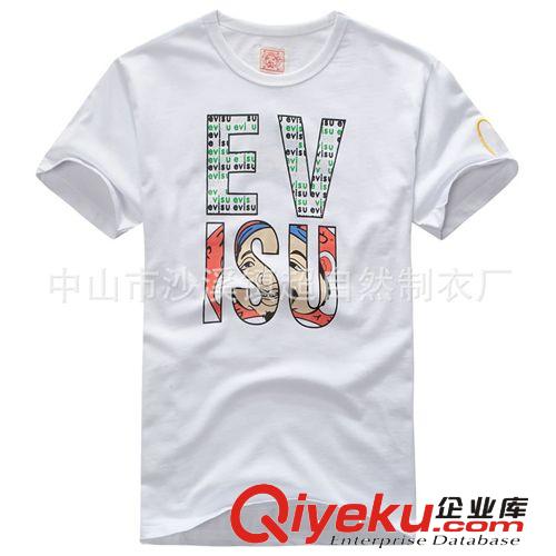 廠(chǎng)家定制{zx1}男式短袖T恤 時(shí)尚LOGO印花T恤男 外貿(mào)