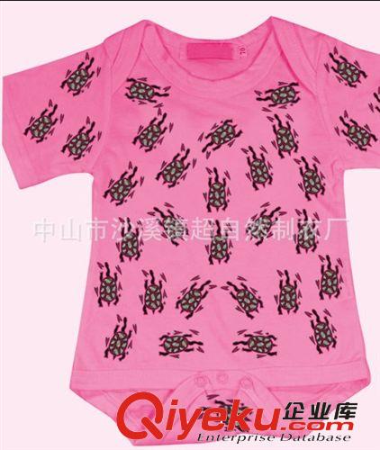 中山廠家定制嬰幼兒短爬爬服連身衣哈衣 純棉 夏款