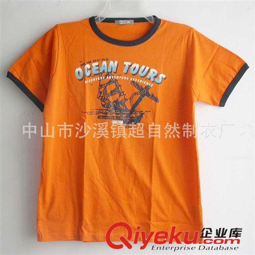 2014{zx1}款潮童裝韓版短袖T恤、卡通字母圖案純棉男童T恤廠家定做