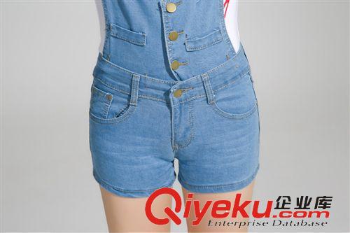新款韓版高腰排扣顯瘦塑身牛仔褲 女式牛仔褲 女裝牛仔褲  829